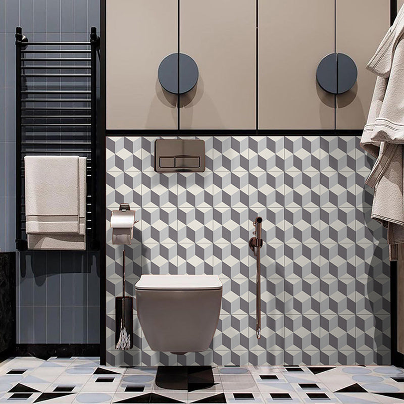 Square Indoor Vinyl Floor Peel and Stick 3D Print Vinyl Floor