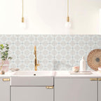 Indoor Vinyl Floor Peel and Stick Square Print Waterproof Vinyl Floor