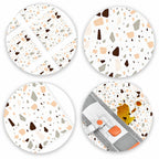 Multi-Tonal Style Vinyl Floor Peel and Stick Vinyl Floor