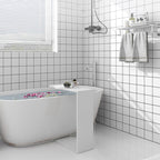 Modern Splash Protection Wallpaper Peel and Stick Mosaic Tile for Bathroom