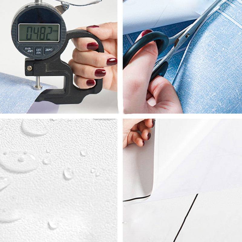 Modern Splash Protection Wallpaper Peel and Stick Mosaic Tile for Bathroom