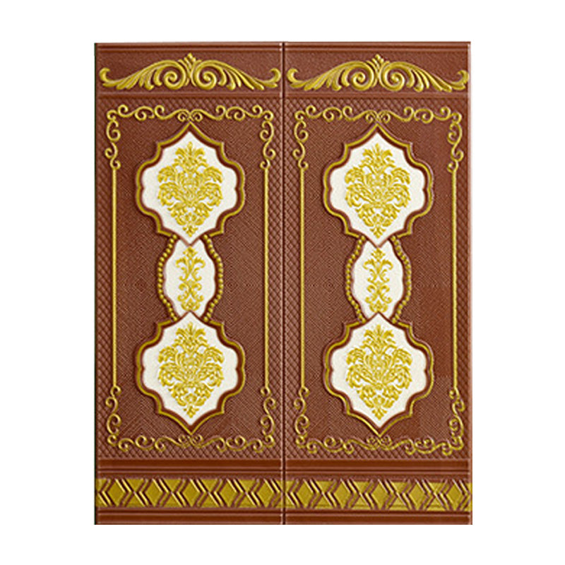 3D embossed wall panel Glam style waterproof wall panel for the living room