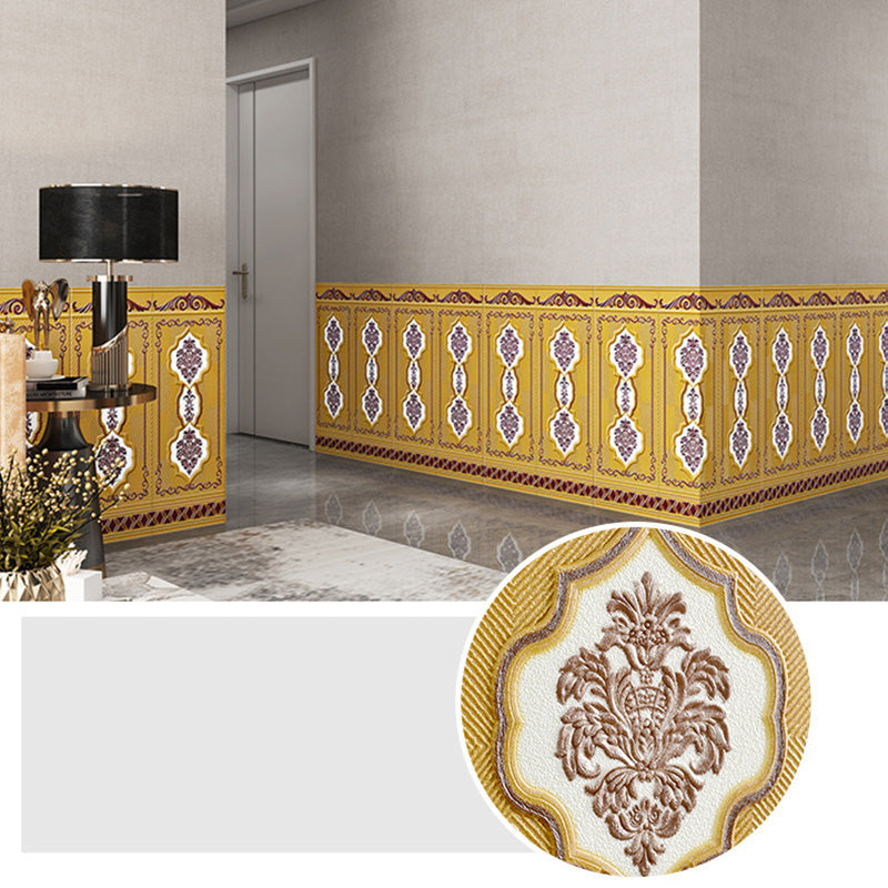 3D embossed wall panel Glam style waterproof wall panel for the living room