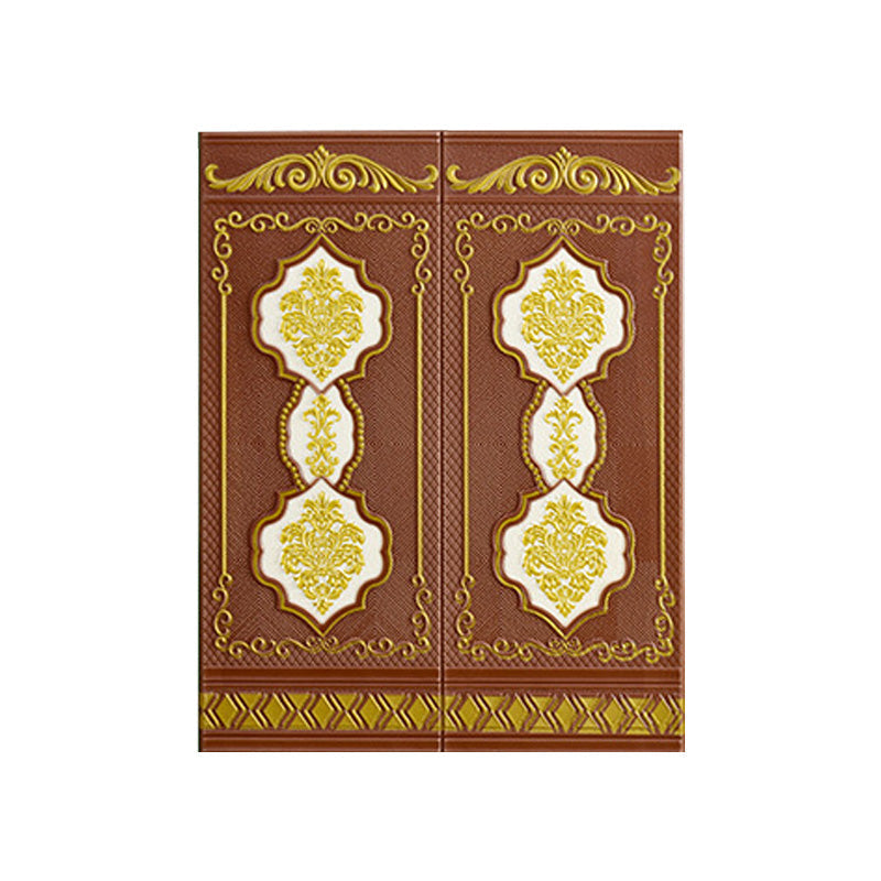 3D embossed wall panel Glam style waterproof wall panel for the living room