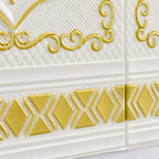 3D embossed wall panel Glam style waterproof wall panel for the living room