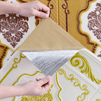 3D embossed wall panel Glam style waterproof wall panel for the living room