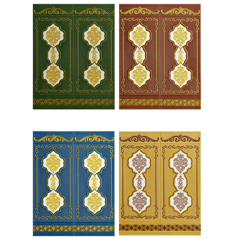 3D embossed wall panel Glam style waterproof wall panel for the living room