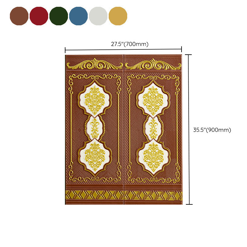 3D embossed wall panel Glam style waterproof wall panel for the living room