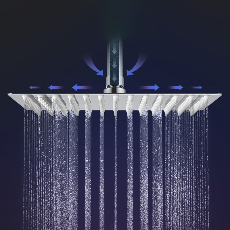 Modern Shower Head Combination Double Shower Head Stainless Steel Wall Mounted Shower Head
