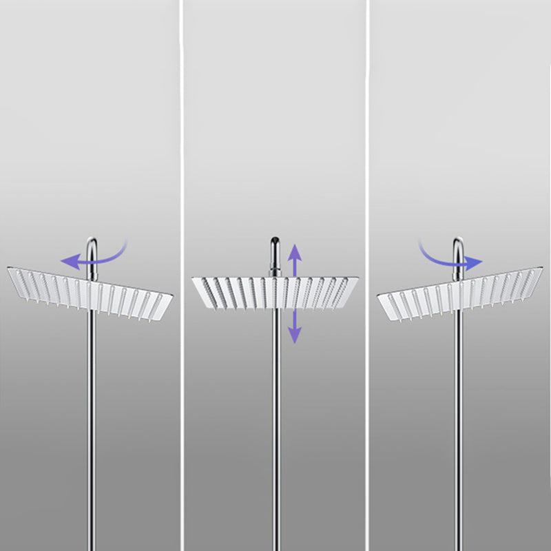 Modern Shower Head Combination Double Shower Head Stainless Steel Wall Mounted Shower Head