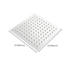 Modern Shower Head Combination Double Shower Head Stainless Steel Wall Mounted Shower Head