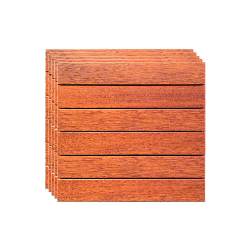 Outdoor Patio Wood Decking Interlocking Plank