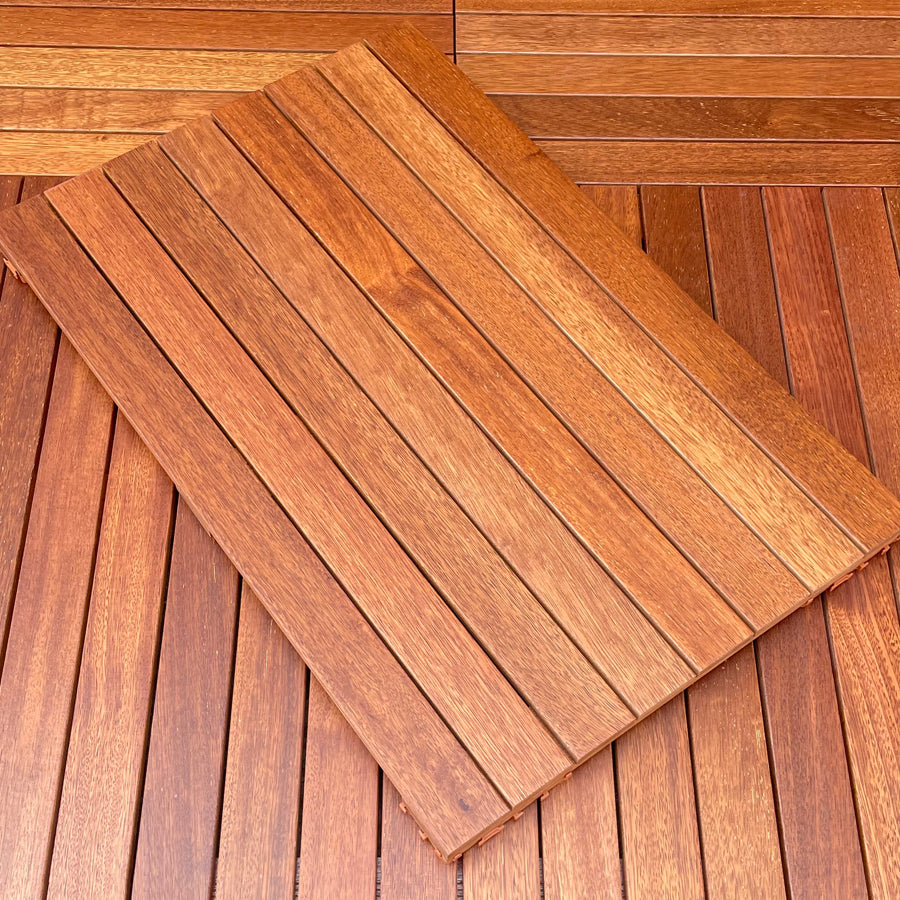 Outdoor Patio Wood Decking Interlocking Plank