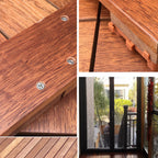 Outdoor Patio Wood Decking Interlocking Plank