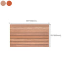 Outdoor Patio Wood Decking Interlocking Plank