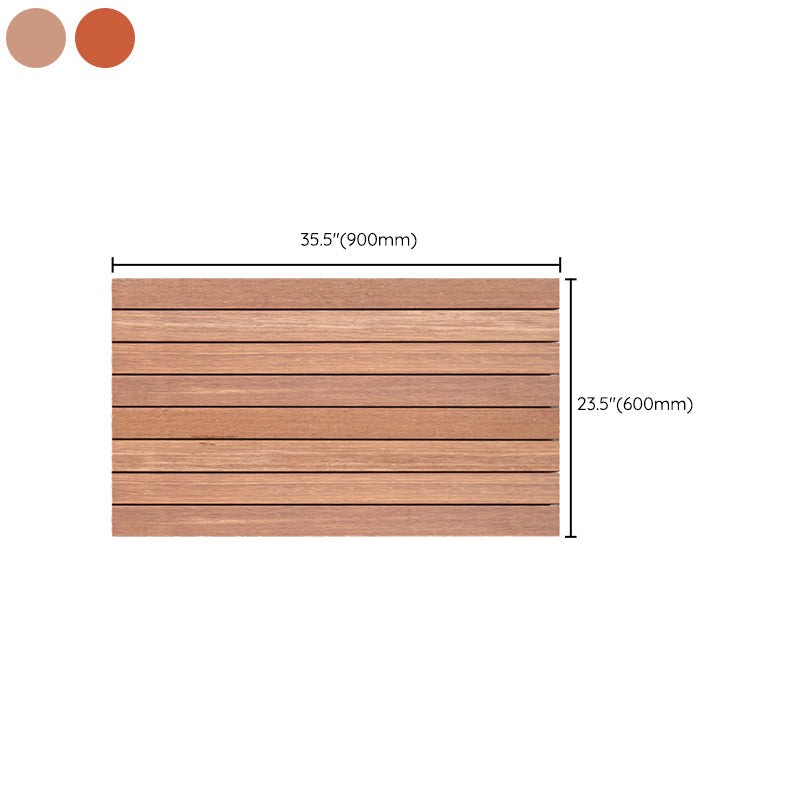 Outdoor Patio Wood Decking Interlocking Plank