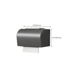 Modern gray aluminum bathroom accessory set