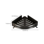 Matt Black 2-piece modern bathroom accessories as a single item or as a set with bath shelf