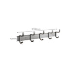 Gray bathroom accessories as a single piece or as a set with towel holder/bathroom shelf/robe hooks