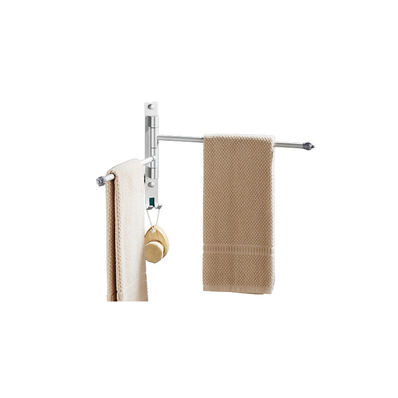 2-piece towel bar made of stainless steel Modern 13.6" B bathroom accessory set