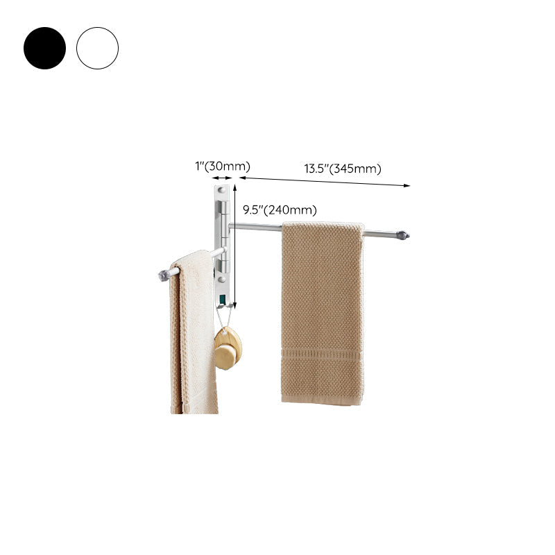 2-piece towel bar made of stainless steel Modern 13.6" B bathroom accessory set