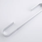 Contemporary 2-piece bathroom accessory set aluminum stainless steel towel bar