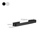 Contemporary 2-piece bathroom accessory set aluminum stainless steel towel bar