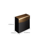 Black and Brass Bathroom Hardware Set Modern Stainless Steel Bathroom Shelf/Towel Holder/Paper Holder