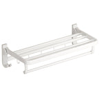 White Bathroom Accessory Set Contemporary Aluminum Bathroom Accessory Kit with Towel Holder