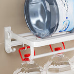 White Bathroom Accessory Set Contemporary Aluminum Bathroom Accessory Kit with Towel Holder
