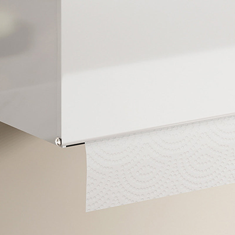 White Bathroom Accessory Set Contemporary Aluminum Bathroom Accessory Kit with Towel Holder
