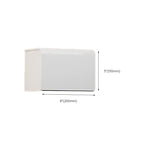 White Bathroom Accessory Set Contemporary Aluminum Bathroom Accessory Kit with Towel Holder