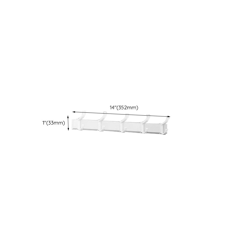 White Bathroom Accessory Set Contemporary Aluminum Bathroom Accessory Kit with Towel Holder