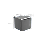 Contemporary bathroom accessory set made of aluminum with towel holder/bath shelf