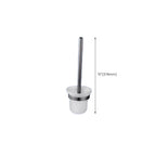 Contemporary bathroom accessory set made of aluminum with towel holder/bath shelf