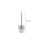 Contemporary bathroom accessory set made of aluminum with towel holder/bath shelf
