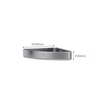 Contemporary bathroom accessory set made of aluminum with towel holder/bath shelf