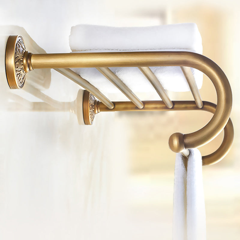 Traditional Bathroom Accessory Set Gold Paper Holder Bathroom Set