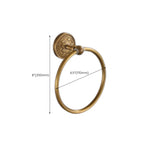 Traditional Bathroom Accessory Set Gold Paper Holder Bathroom Set