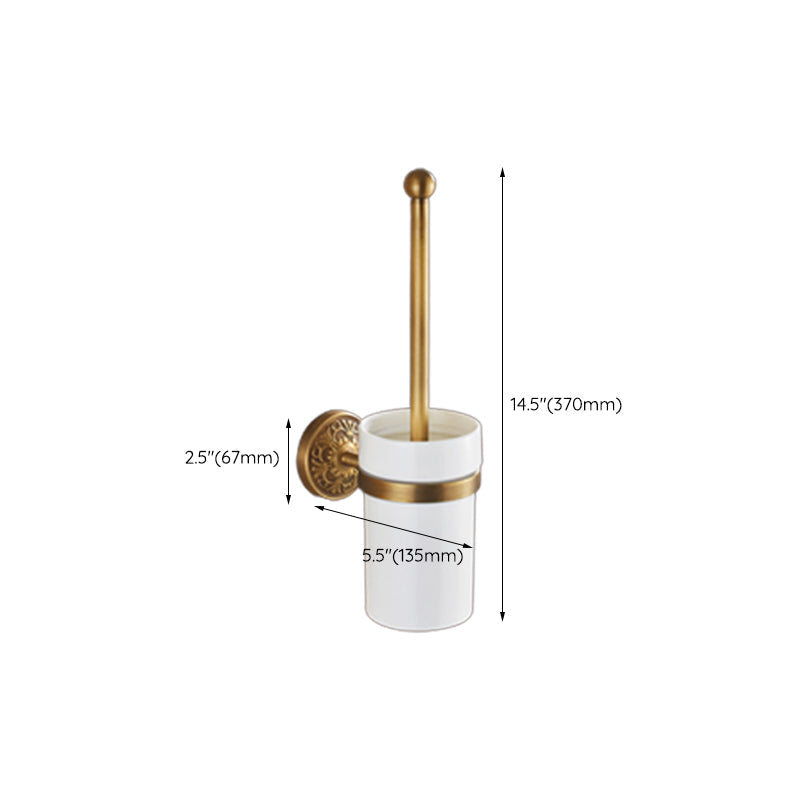 Traditional Bathroom Accessory Set Gold Paper Holder Bathroom Set