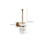 Traditional Bathroom Accessory Set Gold Paper Holder Bathroom Set