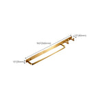 Traditional Bathroom Accessory Set Gold Paper Holder Bathroom Set