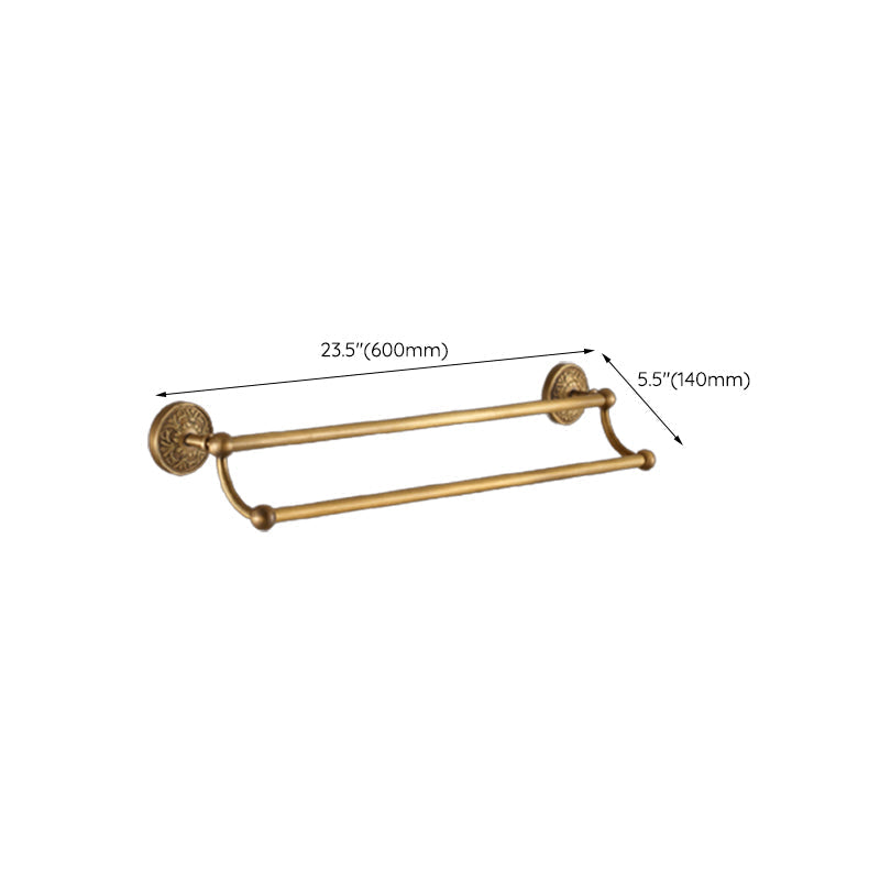 Traditional Bathroom Accessory Set Gold Paper Holder Bathroom Set
