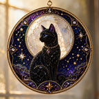 DIY Celestial Black Cat Window Hanging Kit
