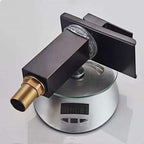 Single-Handle Basin Faucet 1-Hole Widely Used Bathroom Sink Faucet with LED Lighting