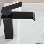 Industrial Faucets Faucet Stainless Steel Lever Handles Waterfall Spout Bathroom Faucet