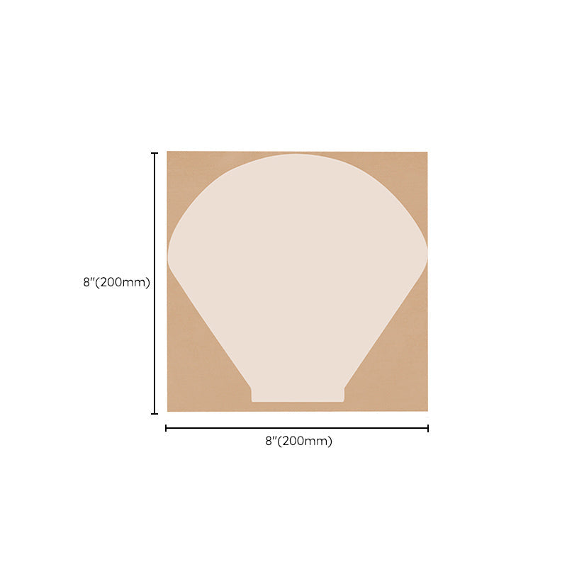 Square Interior Vinyl Tile Peel and Stick Waterproof Vinyl Tile