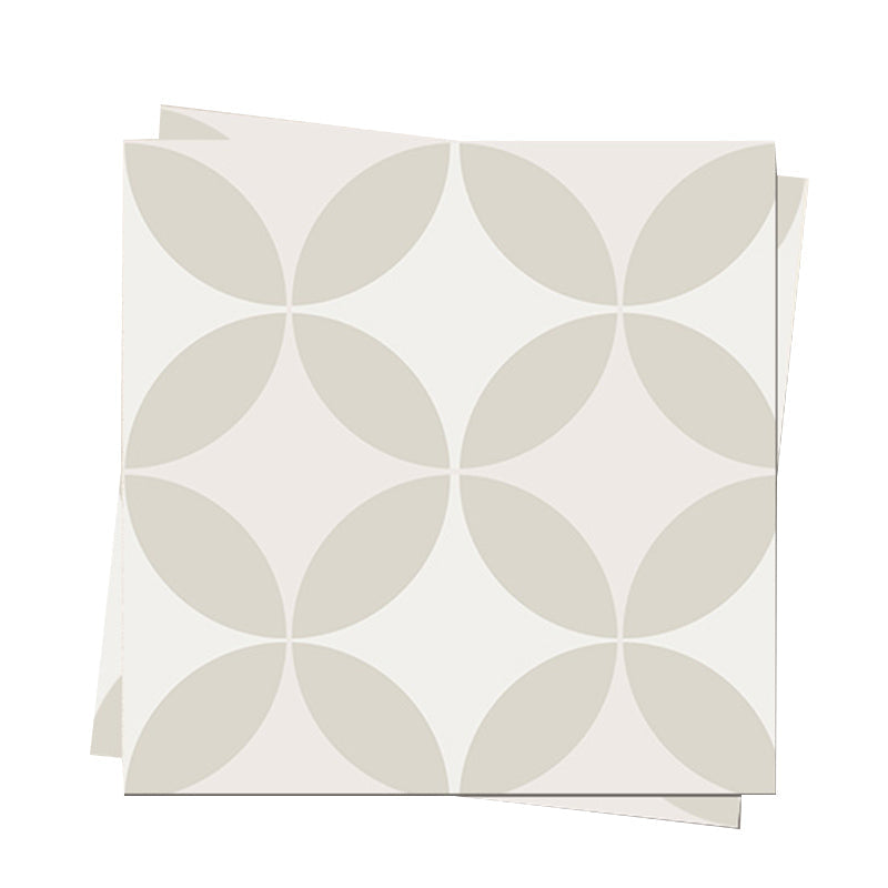 Square Interior Vinyl Floor Peel and Stick Coin Hole Graphic Waterproof Vinyl Floor