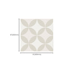Square Interior Vinyl Floor Peel and Stick Coin Hole Graphic Waterproof Vinyl Floor