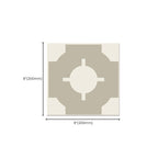 Square Indoor Print Vinyl Flooring Peel and Stick Waterproof Vinyl Flooring